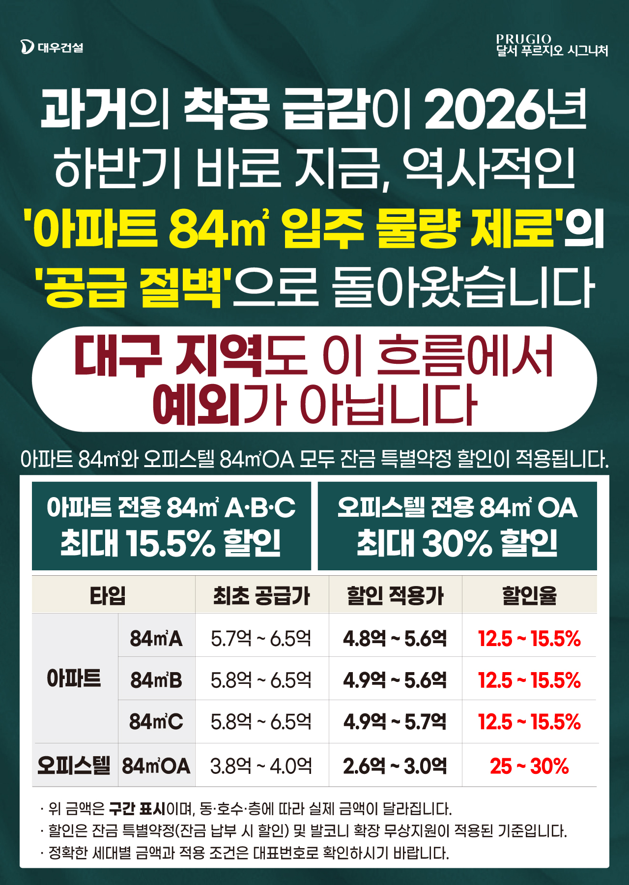 달서 푸르지오 시그니처 입주안내