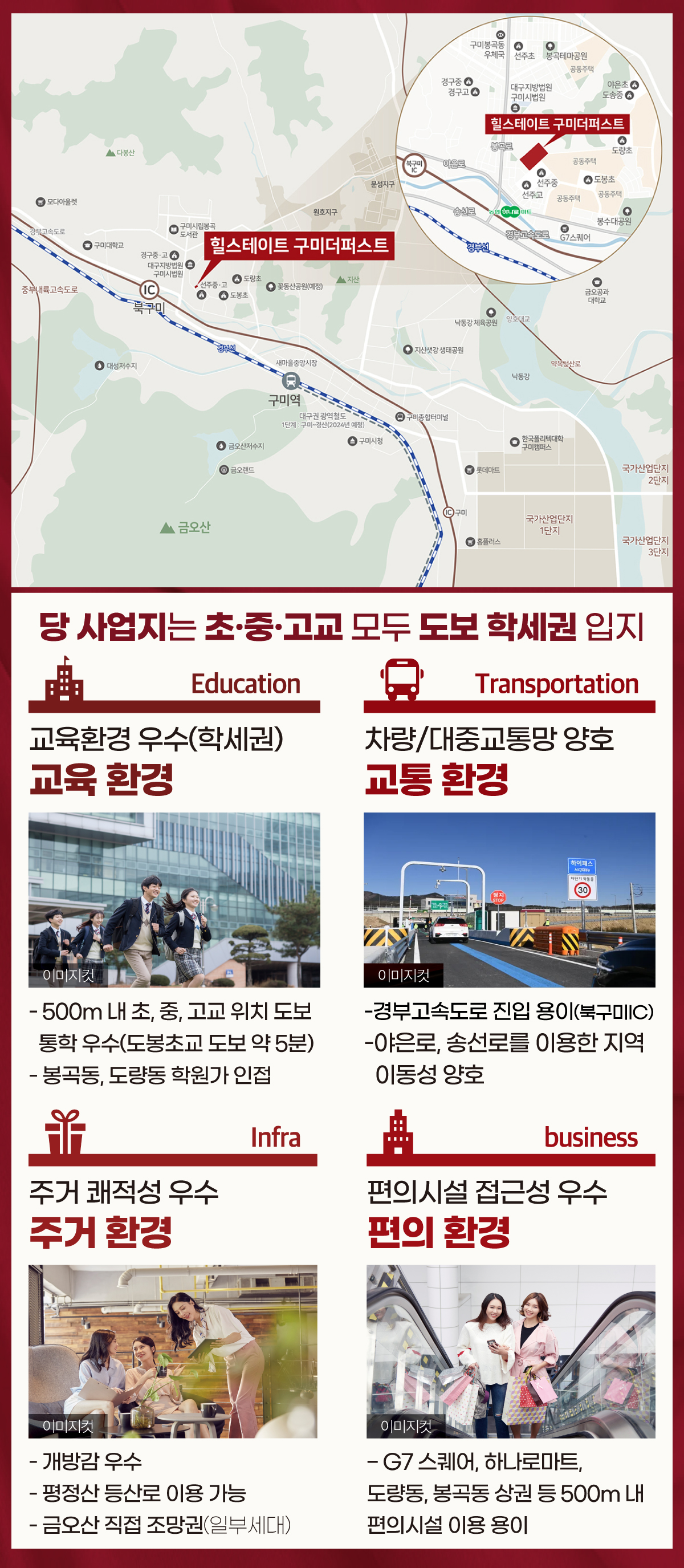 힐스테이트 구미더퍼스트 입지환경