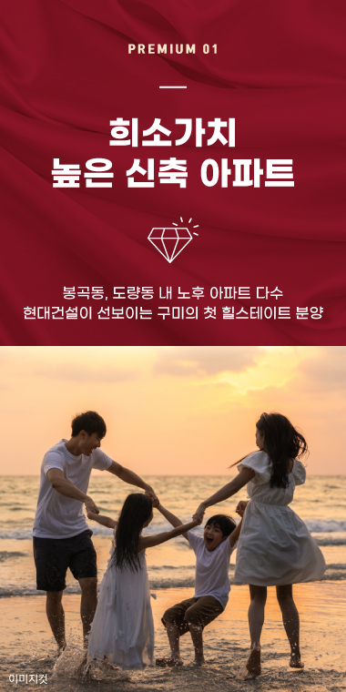 프리미엄 01. 6년 만의 신규 분양 브랜드 아파트