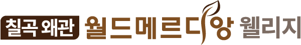 칠곡 왜관 월드메르디앙 웰리지 로고